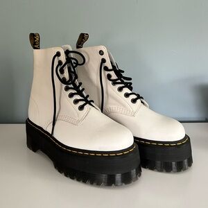 White Platform Dr. Martens